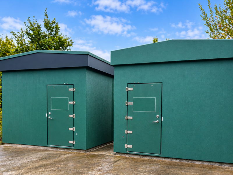 Green Lock up units Green Lock up units